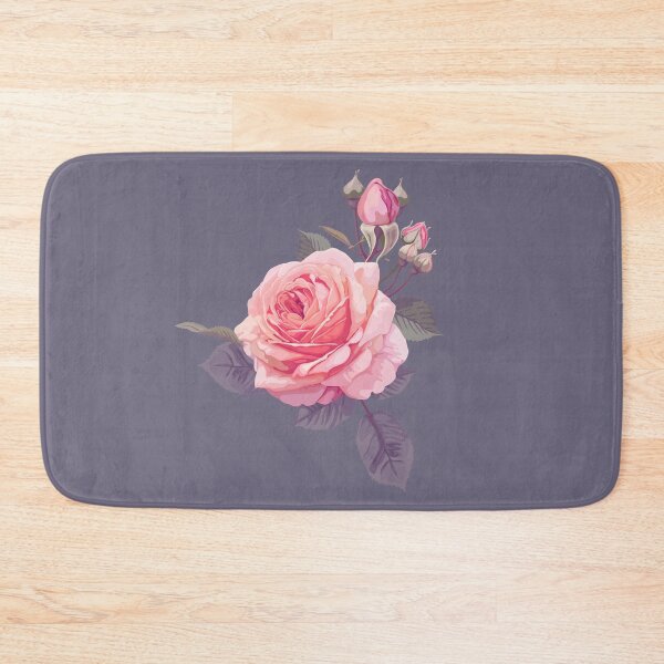 Item preview, Romantic English Rose on Purple designed and sold by PinkRainbow.