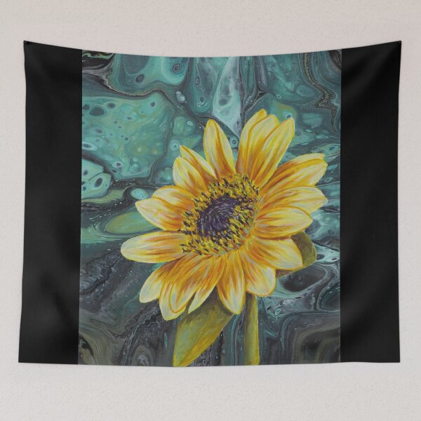 Item preview, Yellow Flower painted by Minisa Robinson designed and sold by MinisaRobinson.