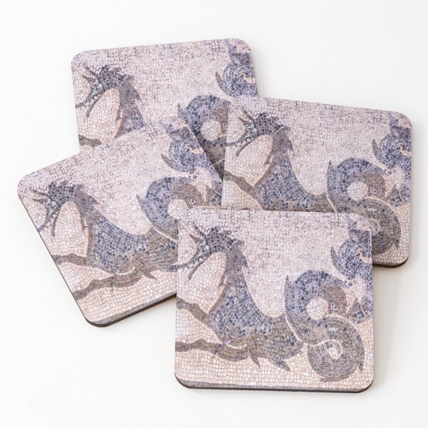 Item preview, Hippocampus Mosaic, Pompeii designed and sold by petewelsby.