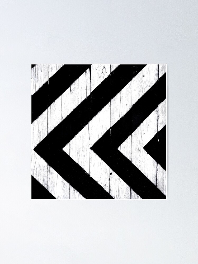 ""Black Arrows X Walls" Vector Design" Poster by Redbubble