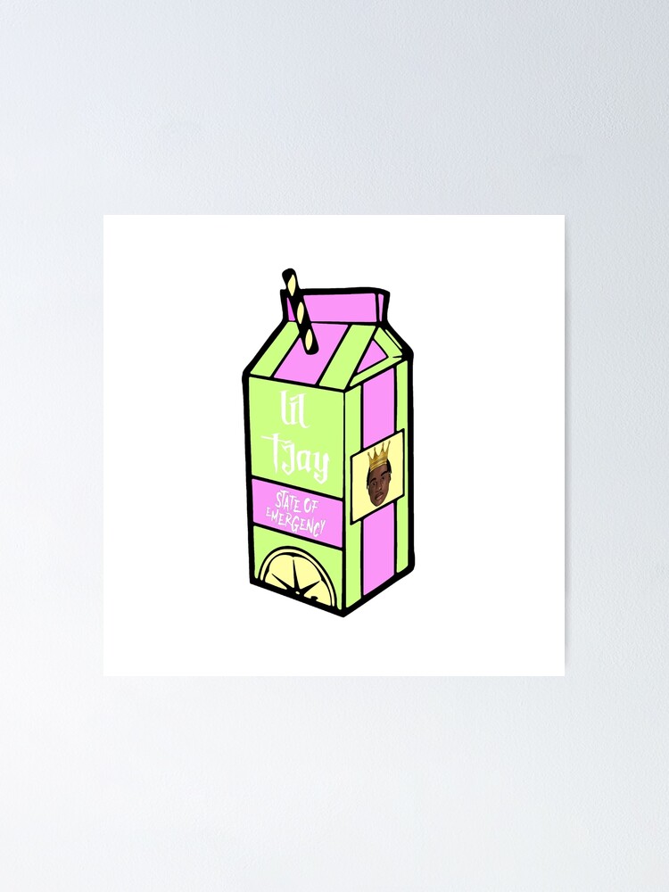 Lil Tjay Logo Sticker Poster By Over26 Redbubble