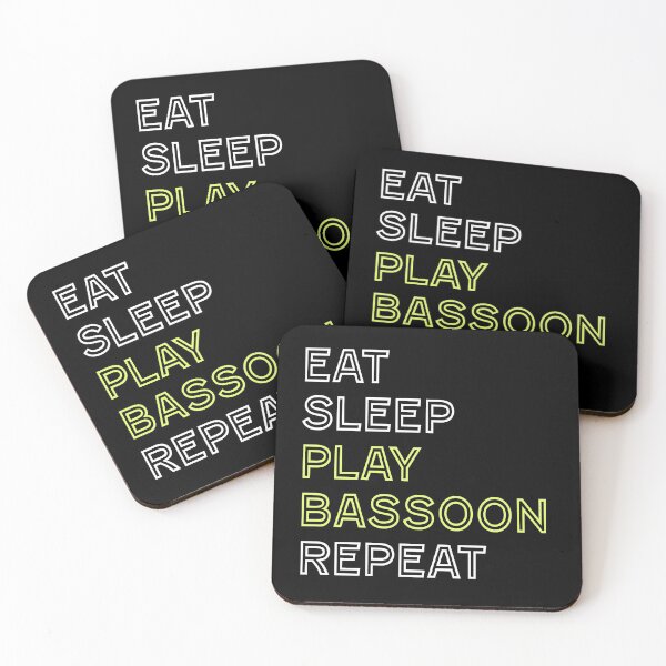 Item preview, Eat, Sleep, Play Bassoon, Repeat designed and sold by MusicTeesStore.