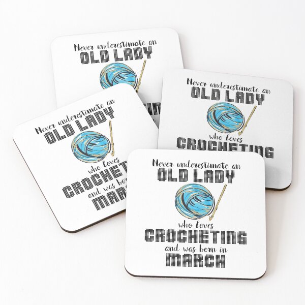 Item preview, Never Underestimate An Old Lady Who Loves Crocheting And Was product designed and sold by nikkidawn74.