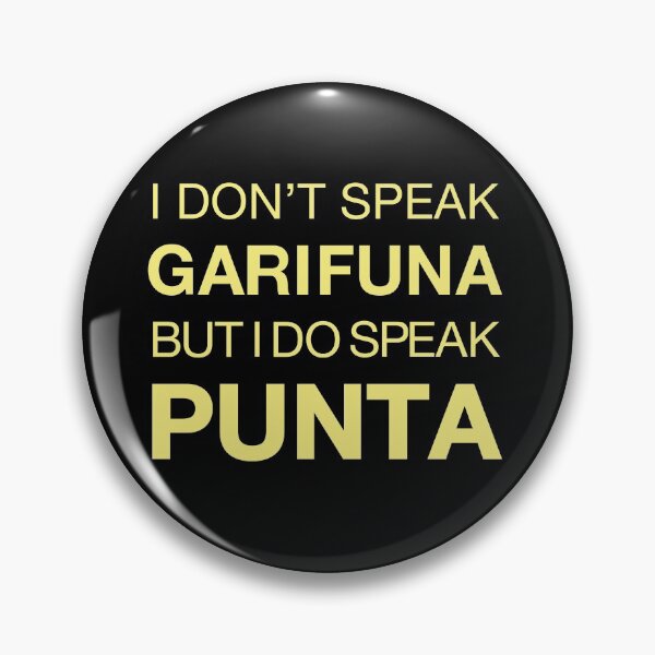 Item preview, I Don't Speak Garifuna in Yellow designed and sold by Teesbelize.