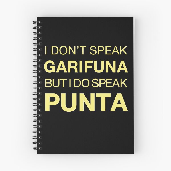 Item preview, I Don't Speak Garifuna in Yellow designed and sold by Teesbelize.