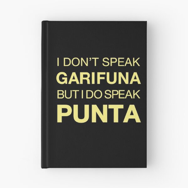 Item preview, I Don't Speak Garifuna in Yellow designed and sold by Teesbelize.
