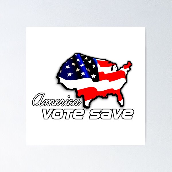 Item preview, vote save america designed and sold by MeowTouch Art.