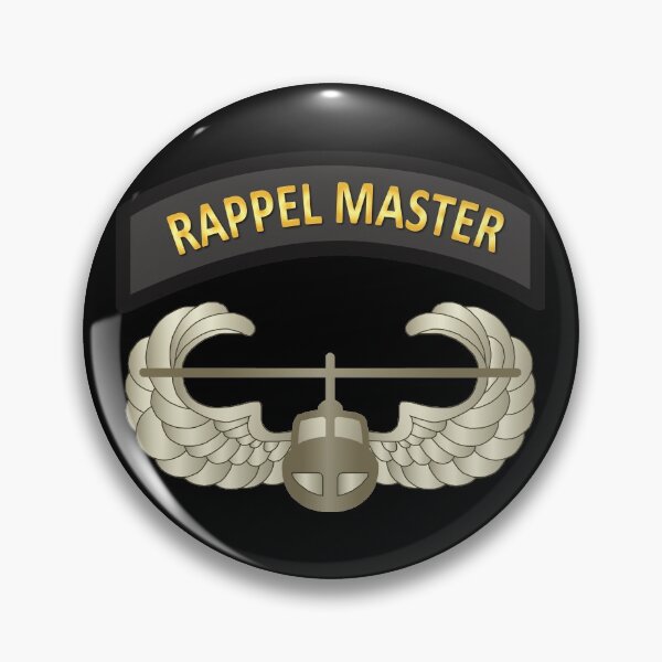 Item preview, Army - Rappel Master Tab with Air Assault Badge wo Txt designed and sold by Military Insignia Products.