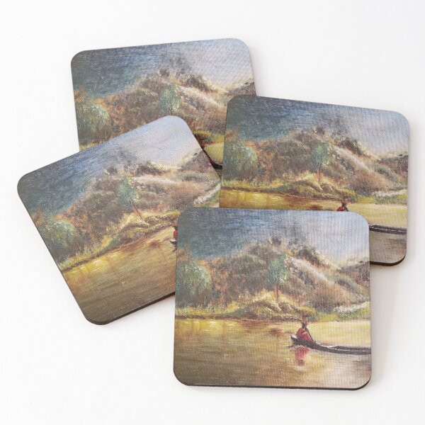 Item preview, Man on Boat, Oil, 2011 designed and sold by elmoleeart.