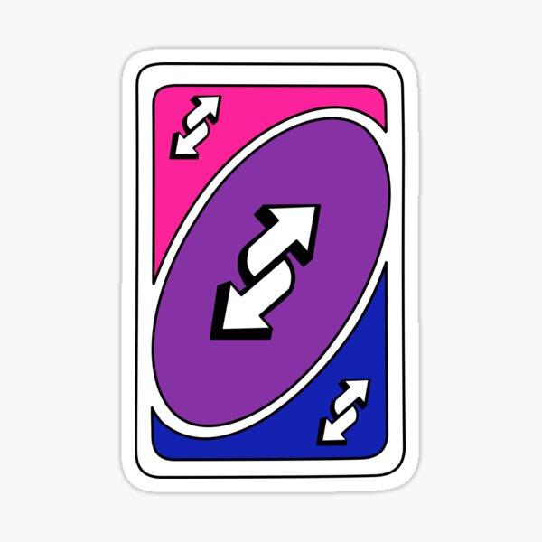 gay uno reverse Sticker for Sale by the-mushroomman