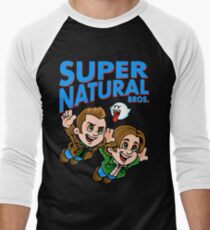 Super Natural Bros Men's Baseball ¾ T-Shirt