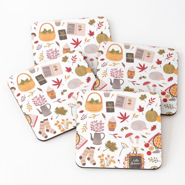 Item preview, warm autumn season hand drawn designed and sold by Funny-Vintage.