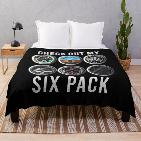 Item preview, Funny Check Out My Six Pack Airplane Pilot designed and sold by perfectpresents.