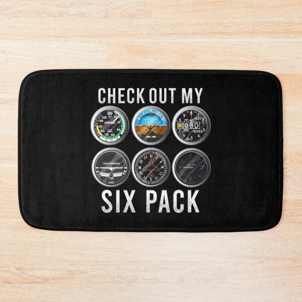 Item preview, Funny Check Out My Six Pack Airplane Pilot designed and sold by perfectpresents.