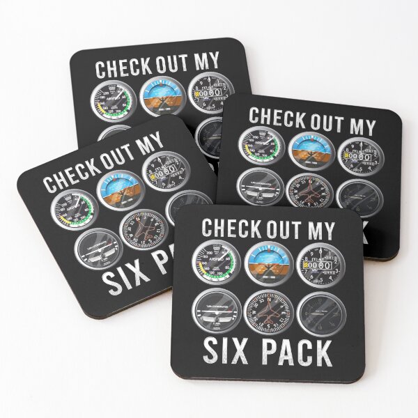 Item preview, Funny Check Out My Six Pack Airplane Pilot designed and sold by perfectpresents.