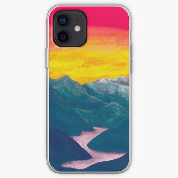 Sunset (Pools of Pink) iPhone Soft Case