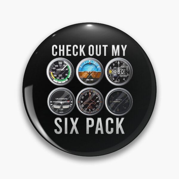 Item preview, Funny Check Out My Six Pack Airplane Pilot designed and sold by perfectpresents.