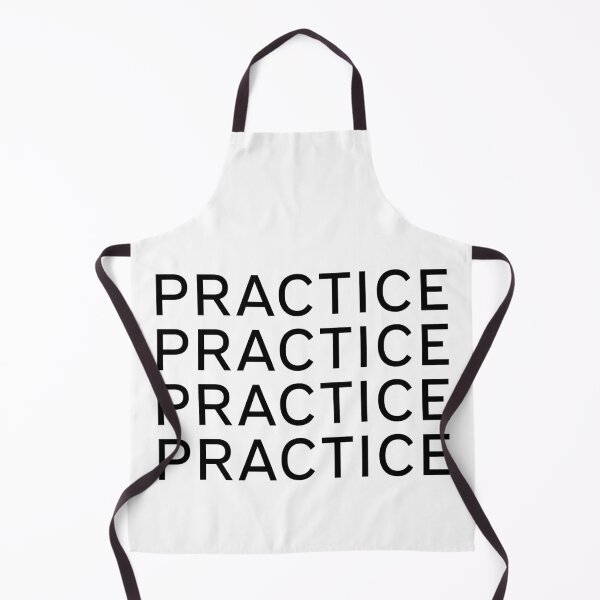 Item preview, Practice, Practice, Practice, Practice! (Black/White) designed and sold by MusicTeesStore.