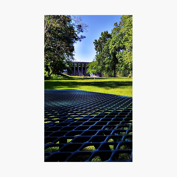 Item preview, Picnic area in front of Brighton Dam designed and sold by DonnaHancock.