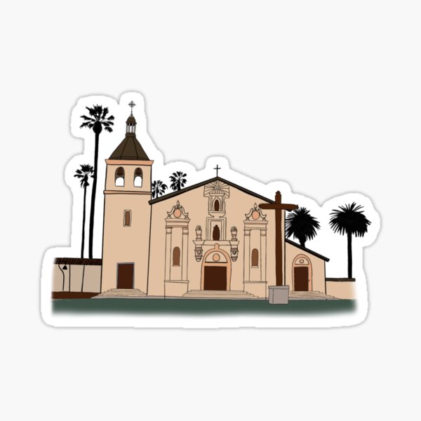 Vista previa del artículo con la obra «Misión Santa Clara de Asís», diseñado y vendido por chelcelia.