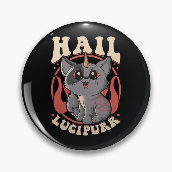 Item preview, Cute & Funny Satanic Hail Lucipurr Rainbow Kitty designed and sold by perfectpresents.