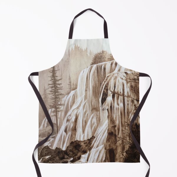 Item preview, Waterfall woodburning art by Minisa Robinson designed and sold by MinisaRobinson.