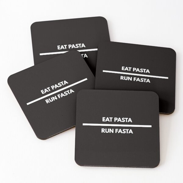 Item preview, Eat Pasta. Run Fasta. designed and sold by WolfSpiritCo.