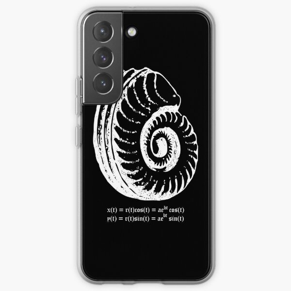 Spiral Shell with Math (white) Samsung Galaxy Soft Case
