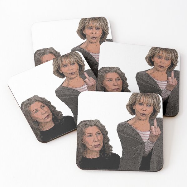 Item preview, Grace and Frankie Cartoon designed and sold by baranskini.
