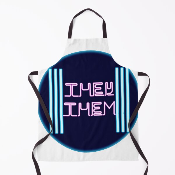 Item preview, Neon They/Them Pronouns designed and sold by Fynno.