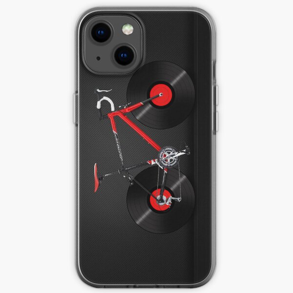 Vinyl Ride Record Bike iPhone Soft Case