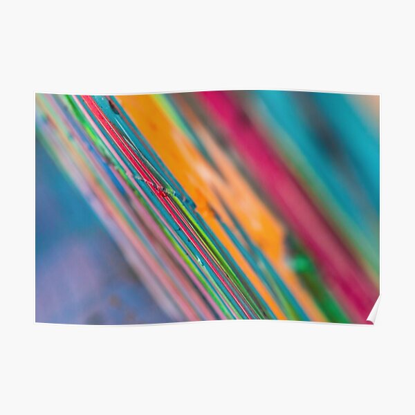 "Color Splash Graffiti Street Art Abstract" Poster by Vienewi Redbubble