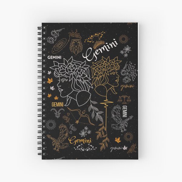 Celercrownv Zodiac Gift A5 Hardcover Leather Journal Notebook, Ideal