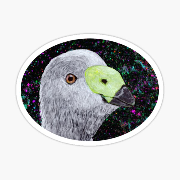 Trippy Goose Sticker