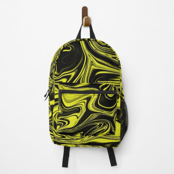 Item preview, Yellow and Black Swirl Paint Pattern Design designed and sold by parallessmerch.