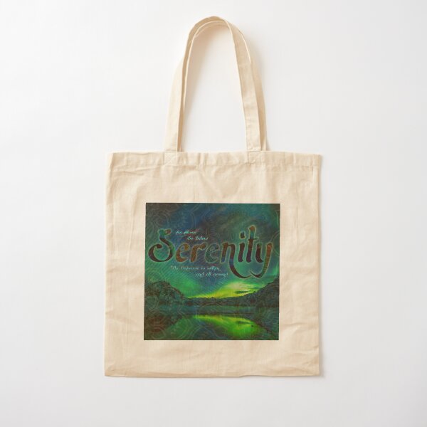 Serenity - As above so below Cotton Tote Bag