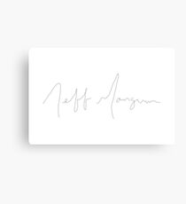 Jeff Mangum Signature Leinwanddruck
