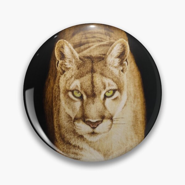 Item preview, Mountain Lion Woodburning by Minisa Robinson designed and sold by MinisaRobinson.