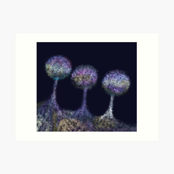 Lamproderma echinulatum - bobble heads Art Print