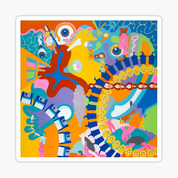 Item preview, Pop Art Mind Map designed and sold by Artwitted Store.