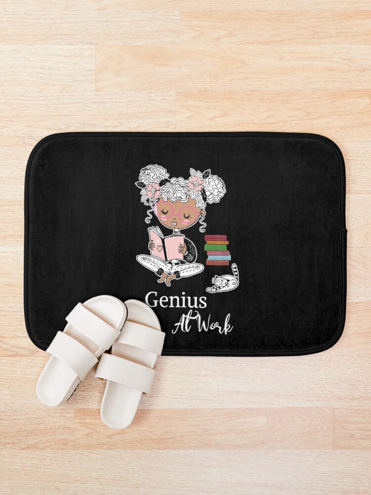 Thumbnail 1 of 6, Bath Mat, Genius At Work designed and sold by ColorfulMystic.