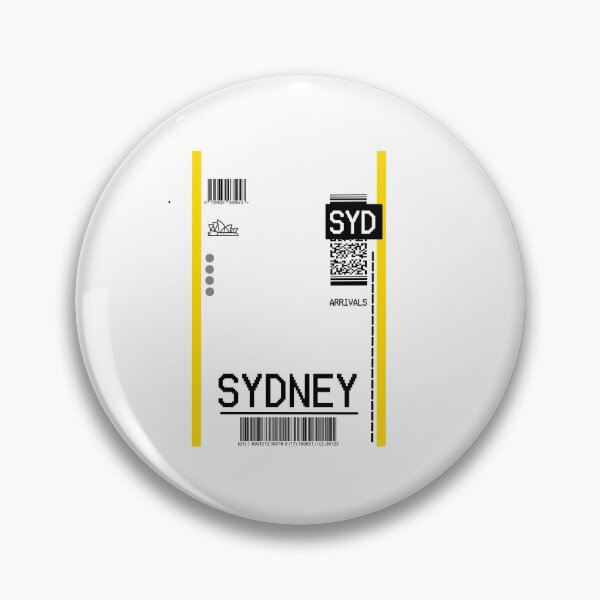 Item preview, SYDNEY PLANE TICKET AIRPORT TAG designed and sold by Glossypop.