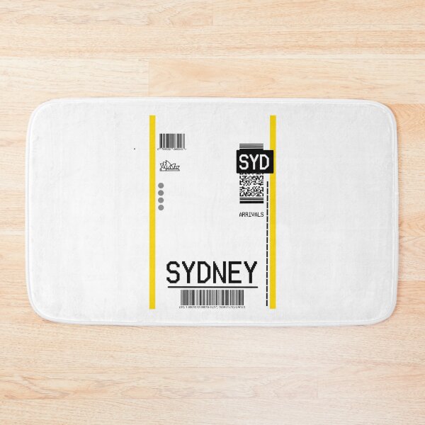 Item preview, SYDNEY PLANE TICKET AIRPORT TAG designed and sold by Glossypop.