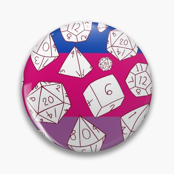 Item preview, Dice! Dice! Dice! — Bi Pride! designed and sold by Kiyye.