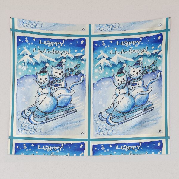 Item preview, Christmas Card 2020 Sledding designed and sold by PaniaBrown.