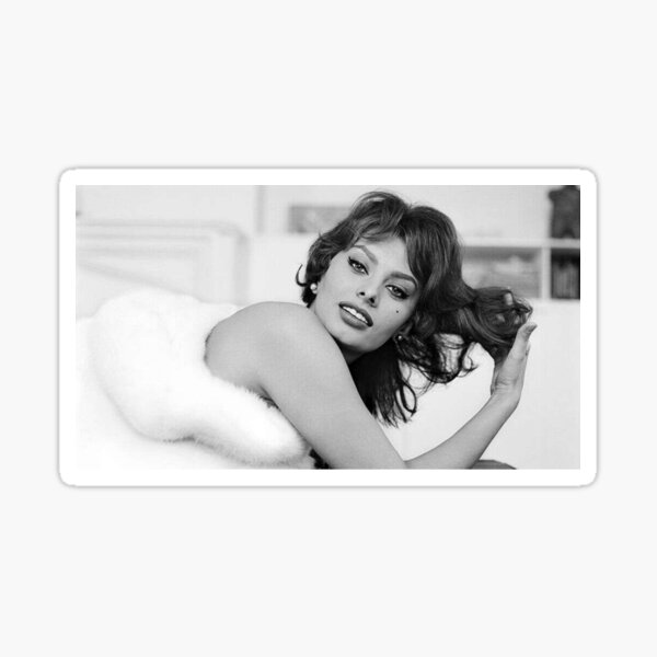 Sophia Loren smile Sticker