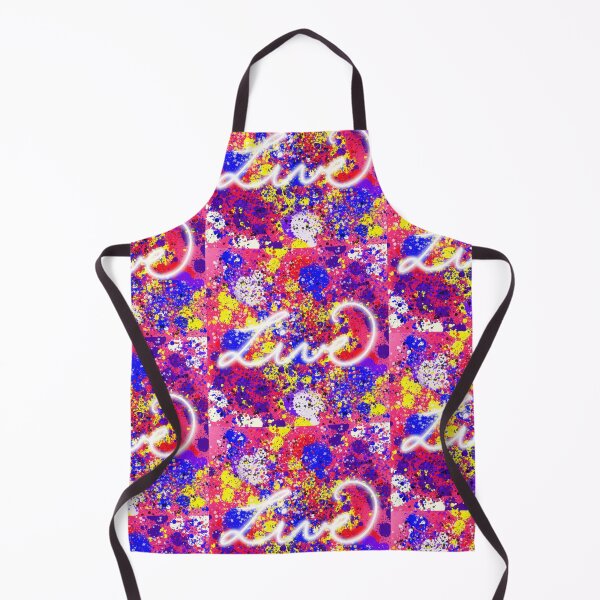 Item preview, Pink, Blue, Purple, and Yellow Bright Happy Colorful Live Digital Painting Design designed and sold by Stephanie Janae Schork.