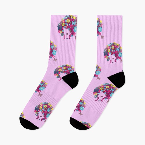 Item preview, floral afro designed and sold by Gossip Rag.