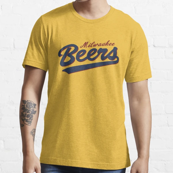  Milwaukee Beers Basketball Mens Shirt Gray : Clothing