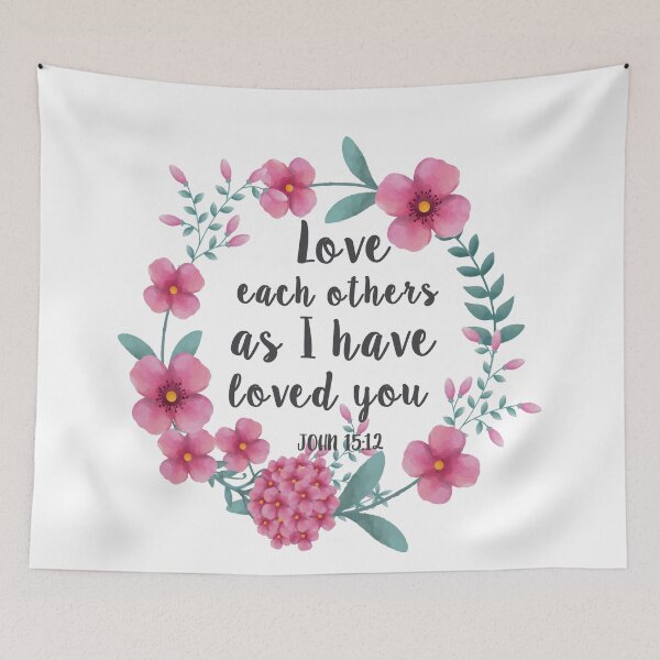 Item preview, Bible Verses Love each others as I have loved you designed and sold by della95.